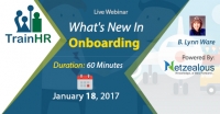 HR Related webinar on  What's New In Onboarding